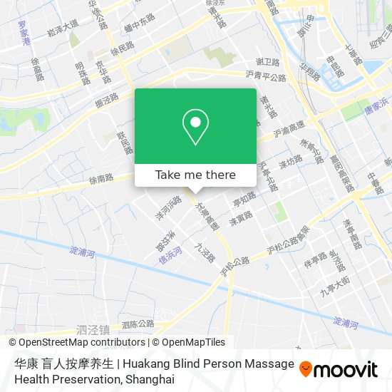 华康 盲人按摩养生 | Huakang Blind Person Massage Health Preservation map