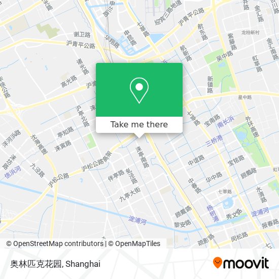 奥林匹克花园 map