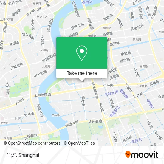 前滩 map
