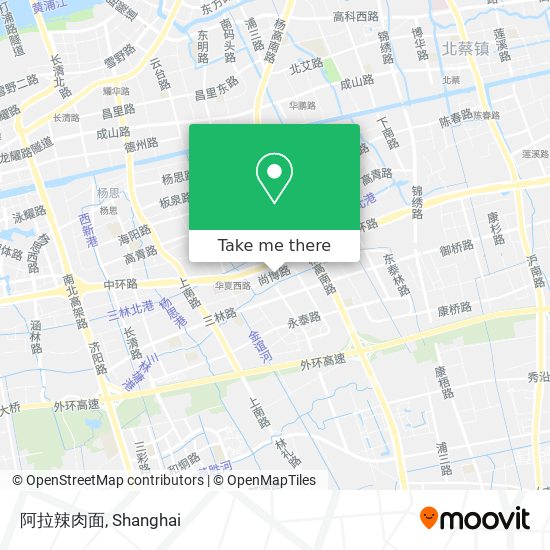 阿拉辣肉面 map
