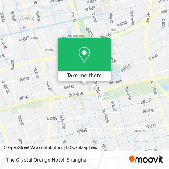 The Crystal Orange Hotel map