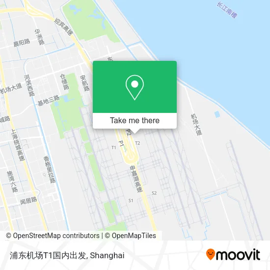 浦东机场T1国内出发 map