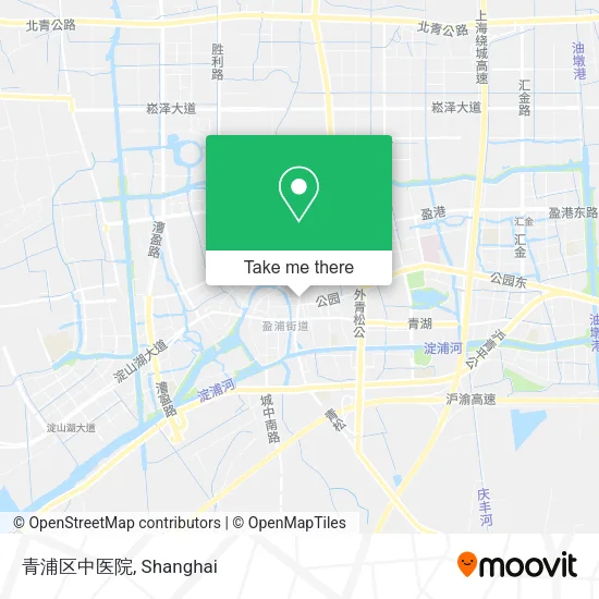青浦区中医院 map