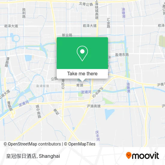 皇冠假日酒店 map