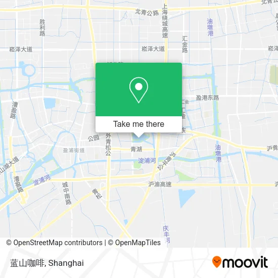 蓝山咖啡 map