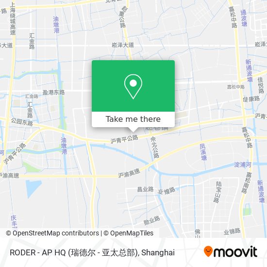 RODER - AP HQ (瑞德尔 - 亚太总部) map
