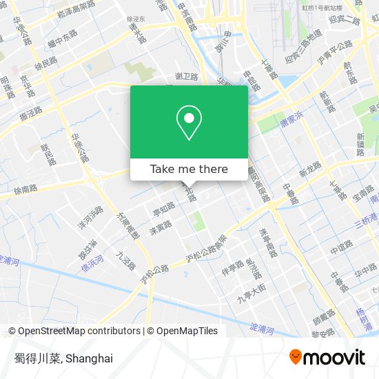 蜀得川菜 map