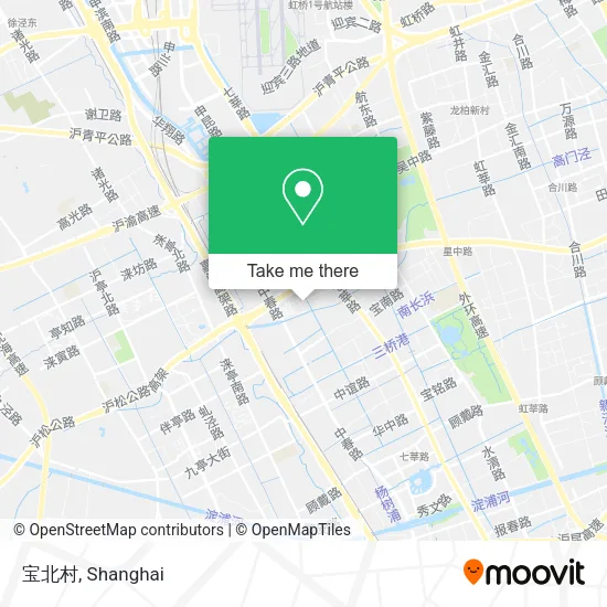 宝北村 map