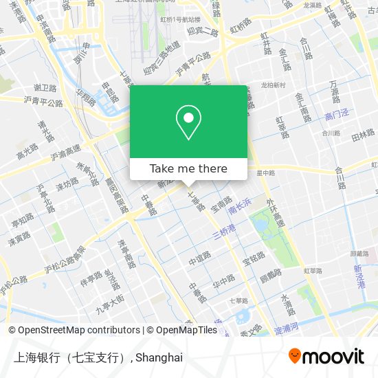 上海银行（七宝支行） map