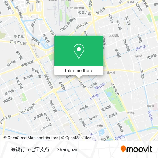 上海银行（七宝支行） map
