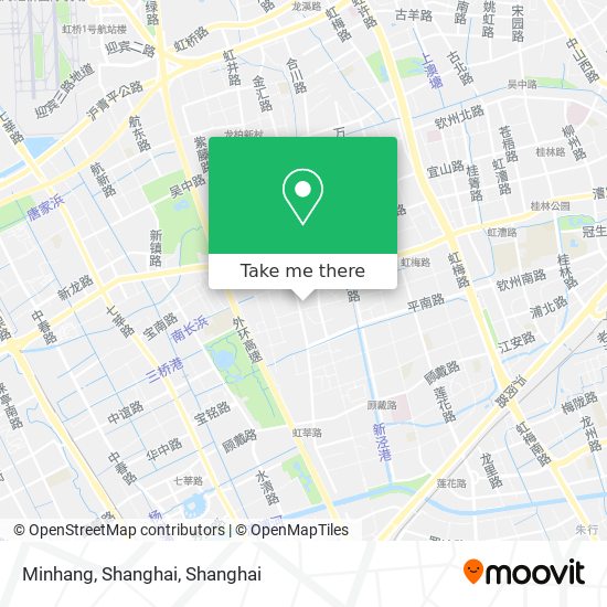 Minhang, Shanghai map