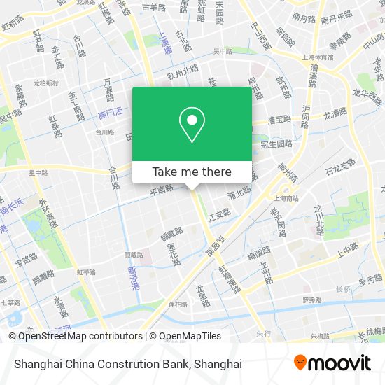 Shanghai China Constrution Bank map