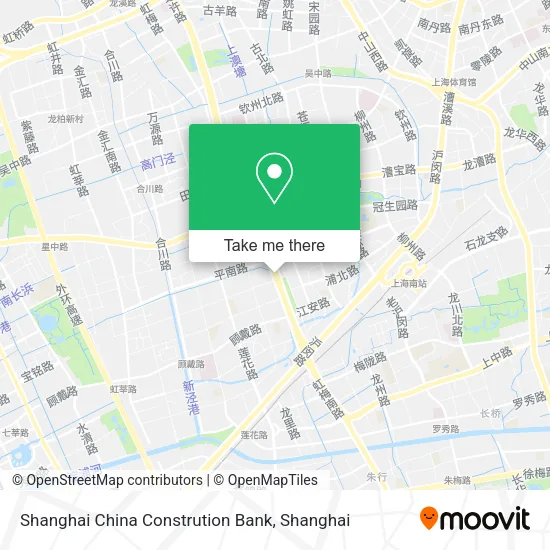 Shanghai China Constrution Bank map