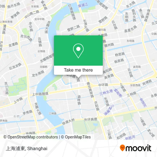 上海浦東 map