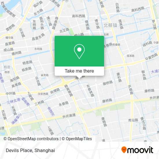 Devils Place map
