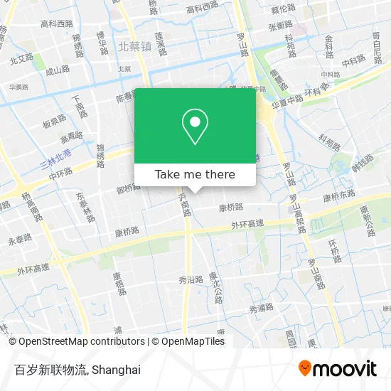 百岁新联物流 map