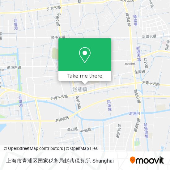 上海市青浦区国家税务局赵巷税务所 map