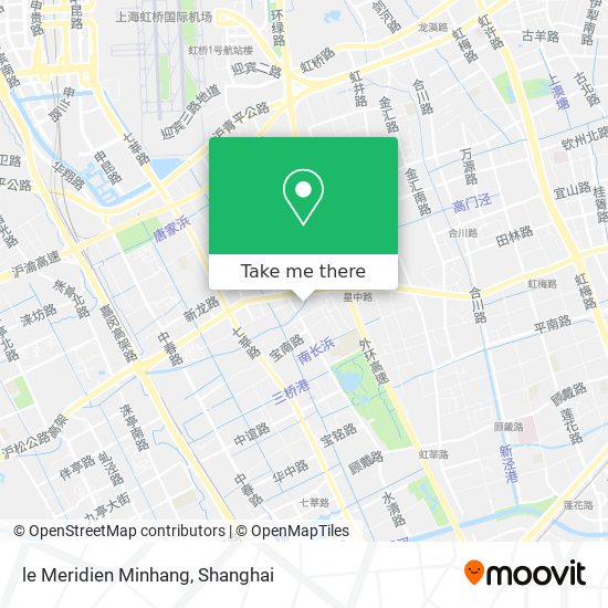 le Meridien Minhang map