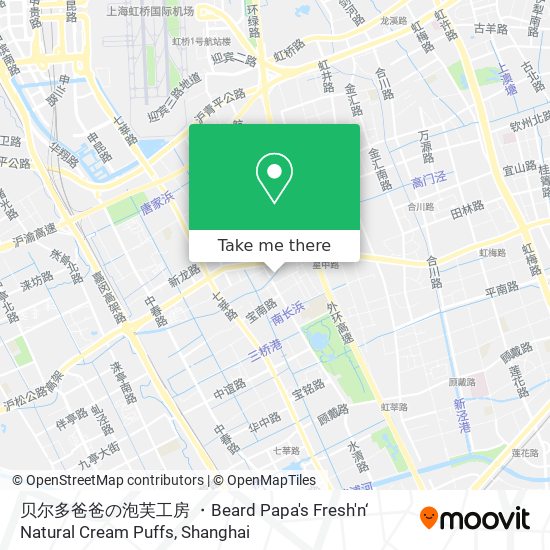 贝尔多爸爸の泡芙工房 ・Beard Papa's Fresh'n‘ Natural Cream Puffs map