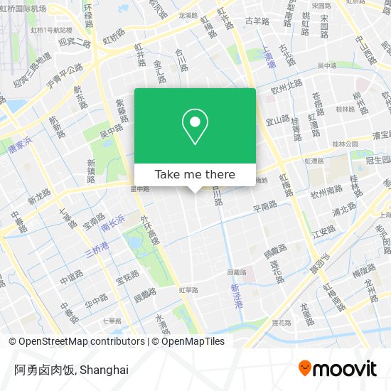 阿勇卤肉饭 map