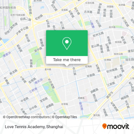 Love Tennis Academy map