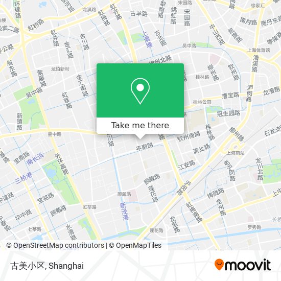 古美小区 map