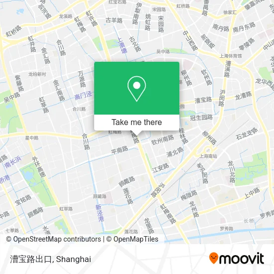 漕宝路出口 map