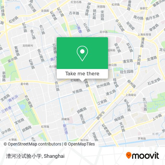 漕河泾试验小学 map