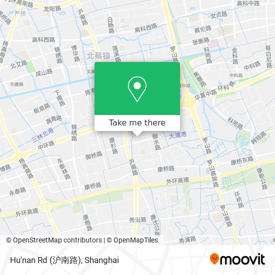 Hu'nan Rd (沪南路) map