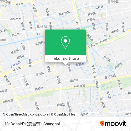 McDonald's (麦当劳) map