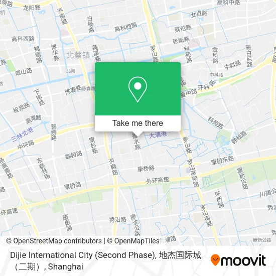 Dijie International City (Second Phase), 地杰国际城（二期） map