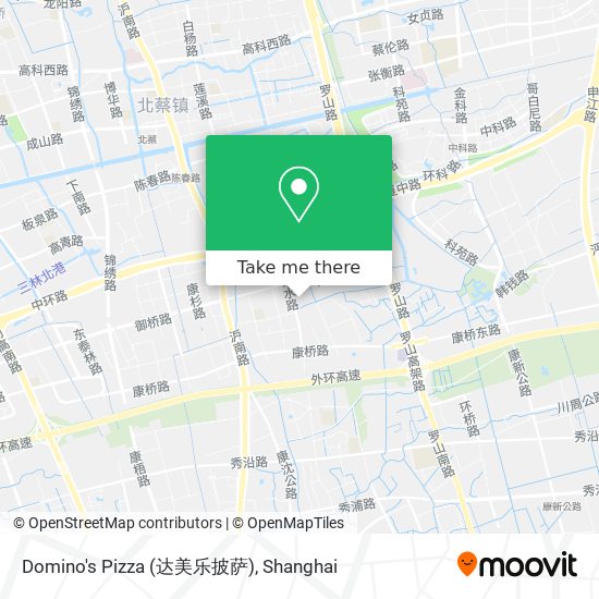 Domino's Pizza (达美乐披萨) map