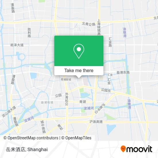 岳来酒店 map