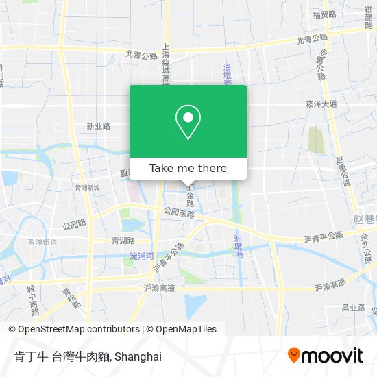 肯丁牛 台灣牛肉麵 map