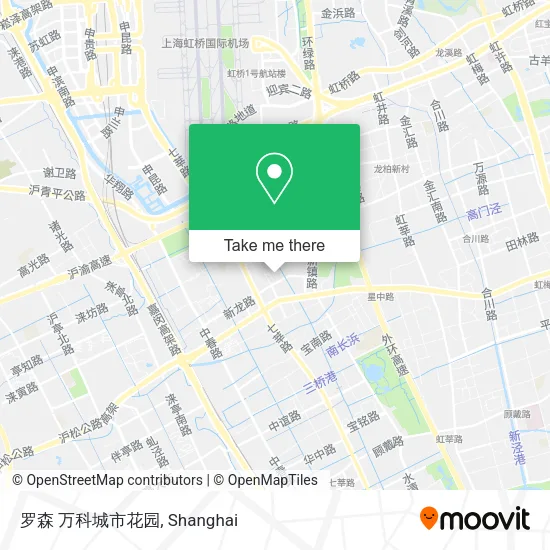 罗森 万科城市花园 map