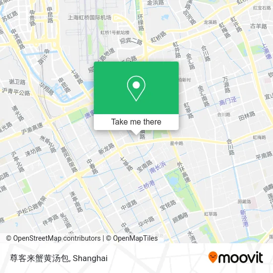尊客来蟹黄汤包 map