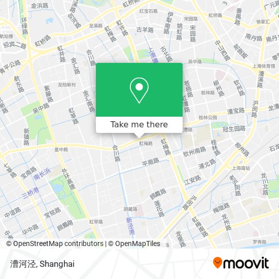 漕河泾 map