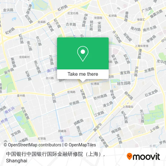 中国银行中国银行国际金融研修院（上海） map