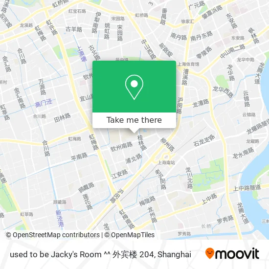 used to be Jacky's Room ^^ 外宾楼 204 map
