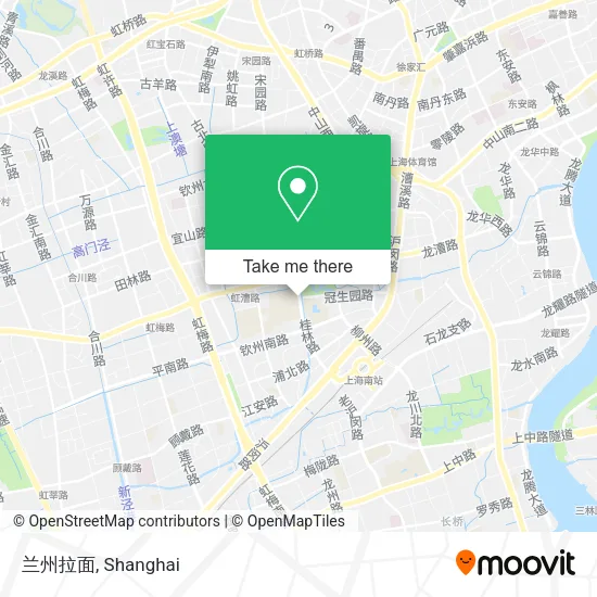 兰州拉面 map