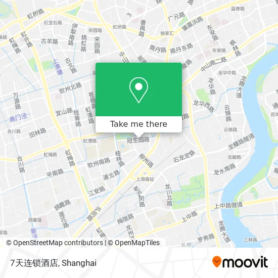 7天连锁酒店 map