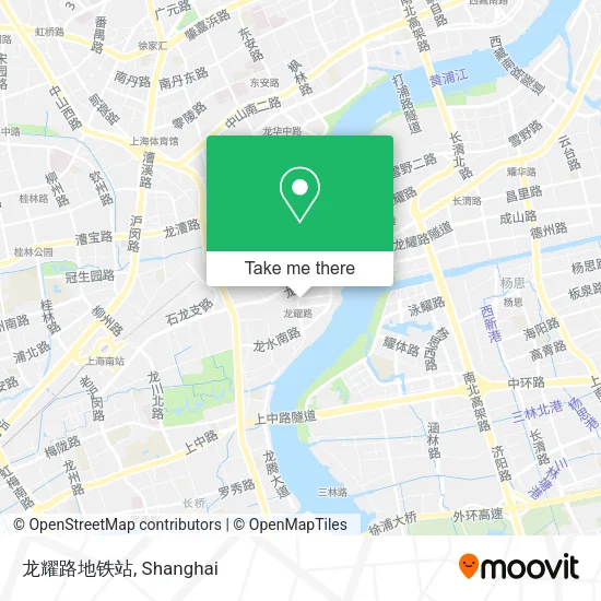 龙耀路地铁站 map