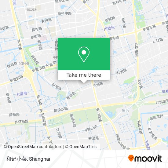 和记小菜 map