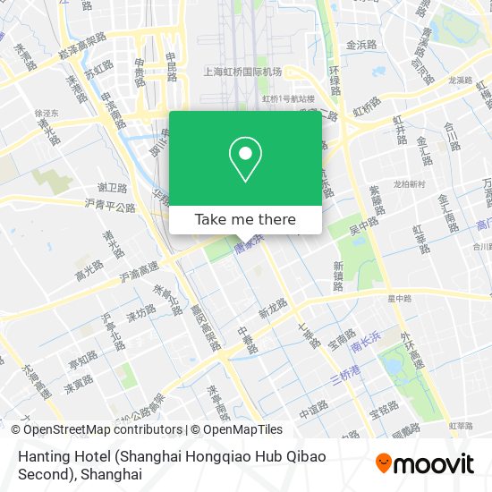 Hanting Hotel (Shanghai Hongqiao Hub Qibao Second) map