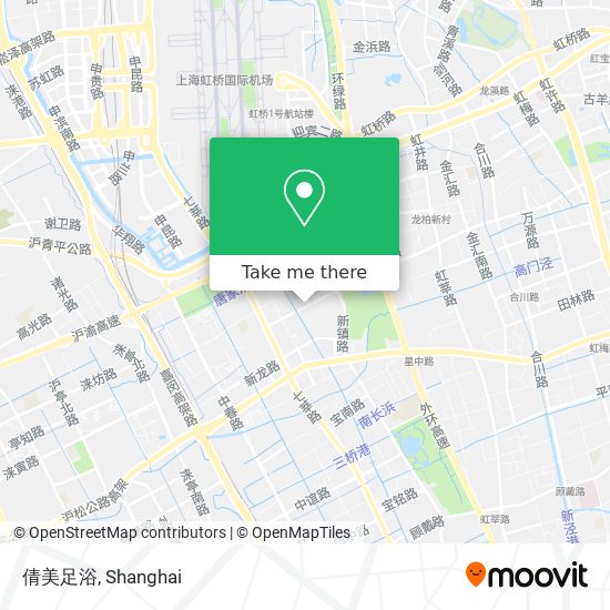 倩美足浴 map