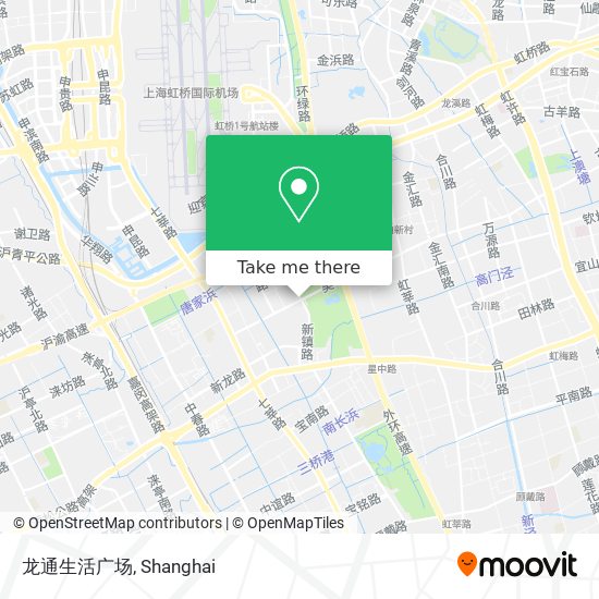龙通生活广场 map