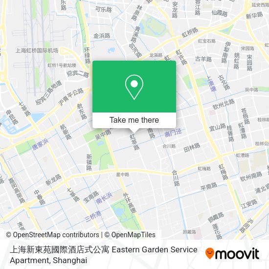 上海新東苑國際酒店式公寓 Eastern Garden Service Apartment map