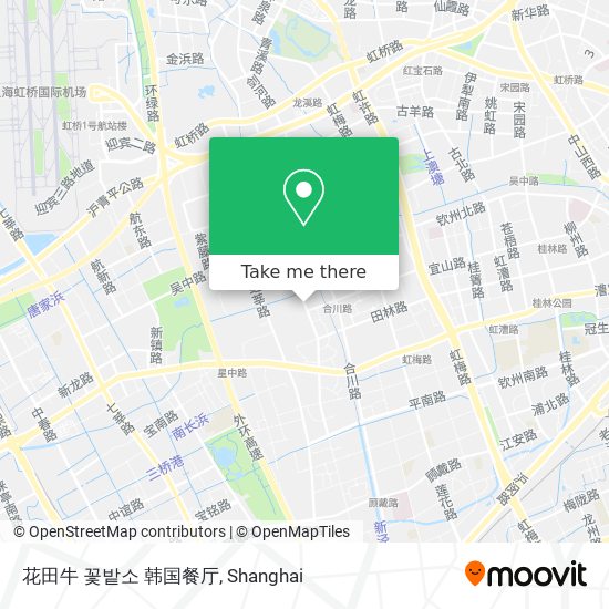 花田牛 꽃밭소 韩国餐厅 map