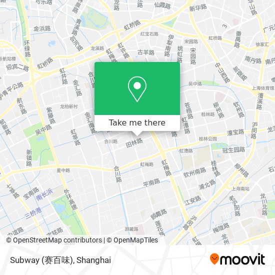 Subway (赛百味) map