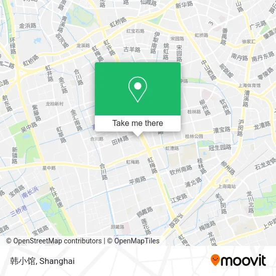 韩小馆 map